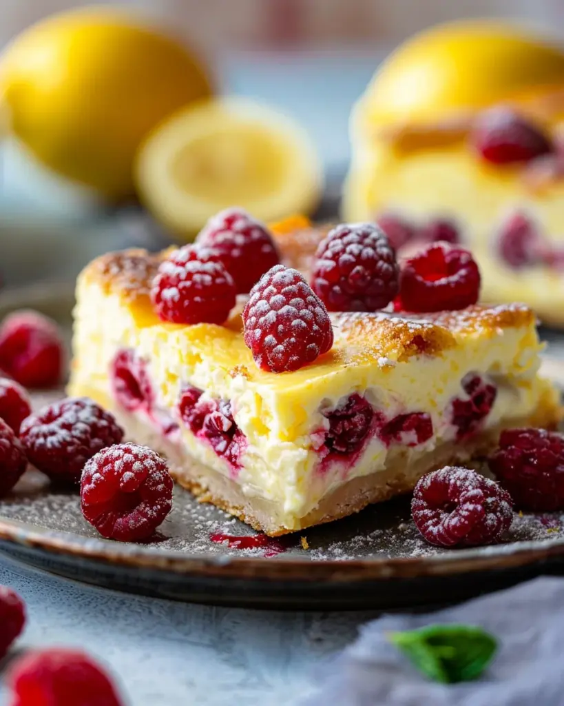 Lemon Raspberry Cottage Cheese Bake – 1 Light, Simple Favorite