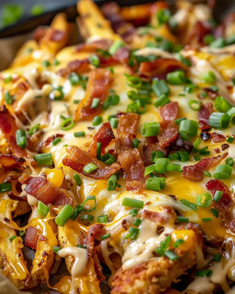 Dirty Chicken and Bacon Loaded Fries