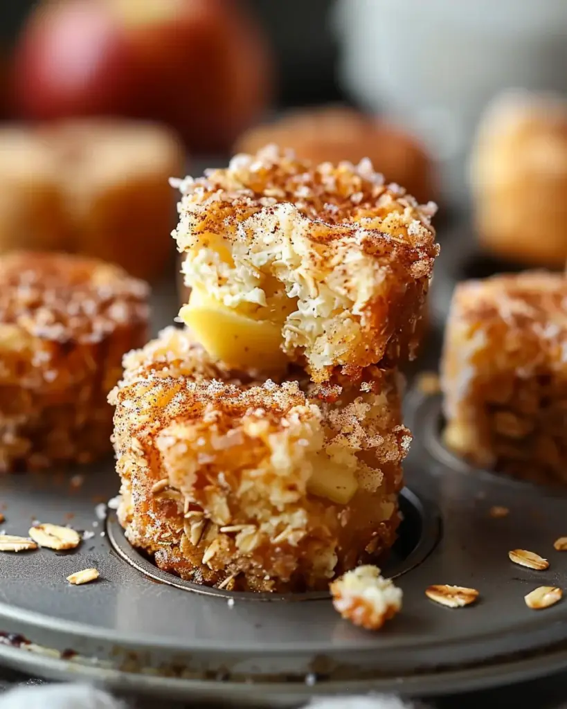 Cinnamon Apple Cottage Cheese Bites