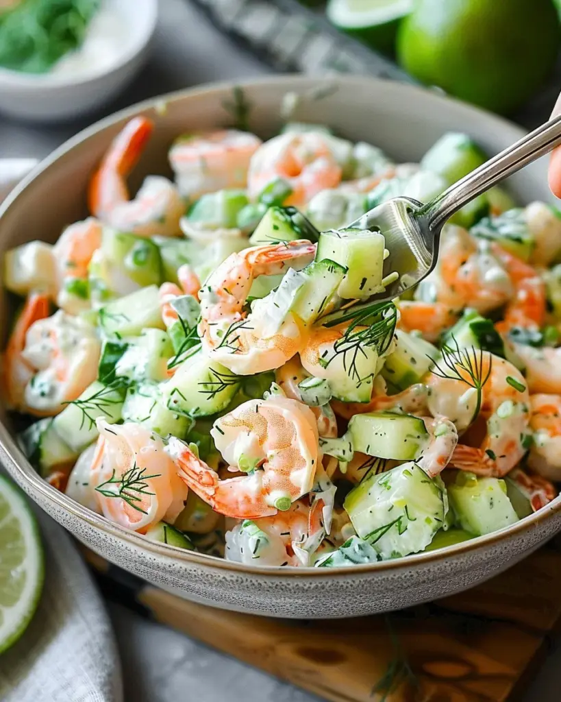 Cucumber Shrimp Salad