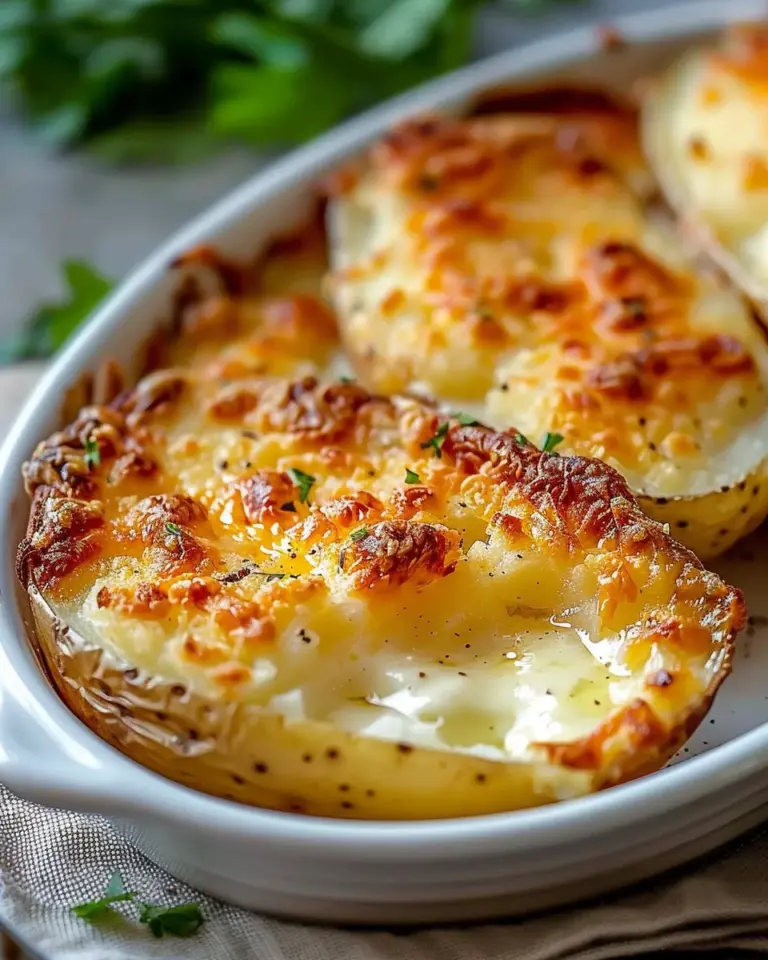 Pommes de Terre Gratinées au Fromage