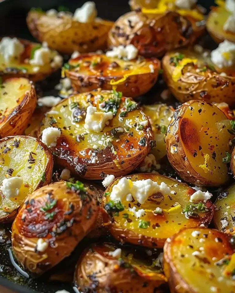 Greek Feta Roast Potatoes