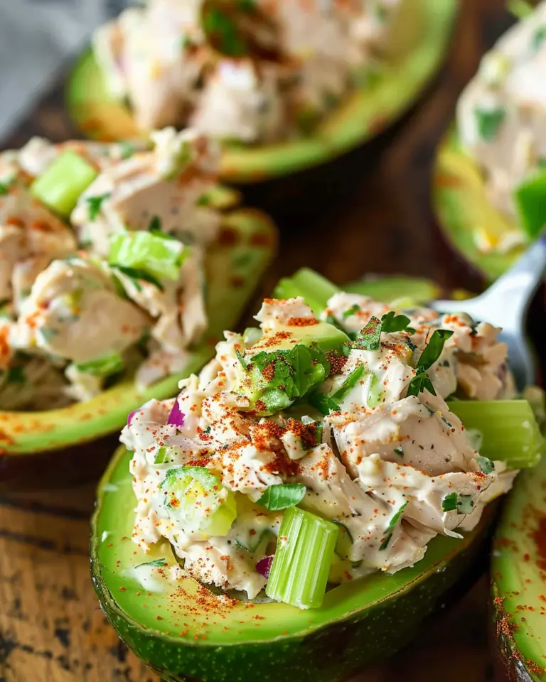 Chicken Salad Stuffed Avocado Recipe