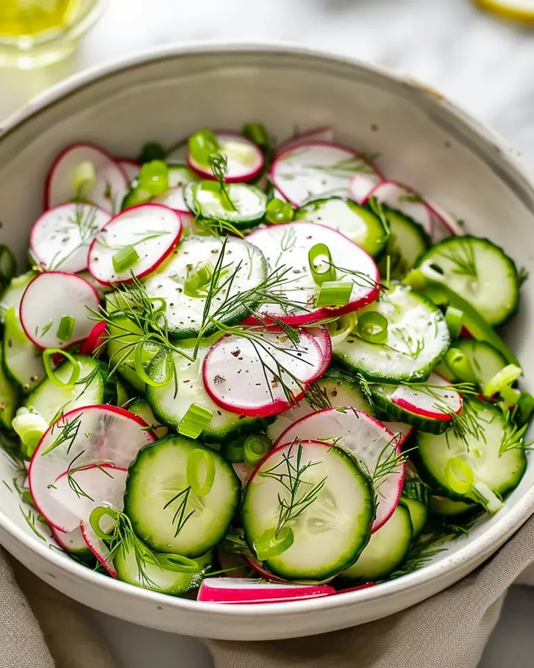 Cucumber Radish Salad