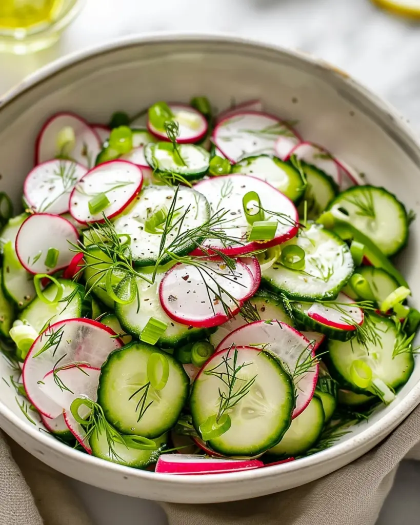 Cucumber Radish Salad
