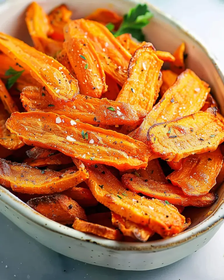 Baked Carrot Chips