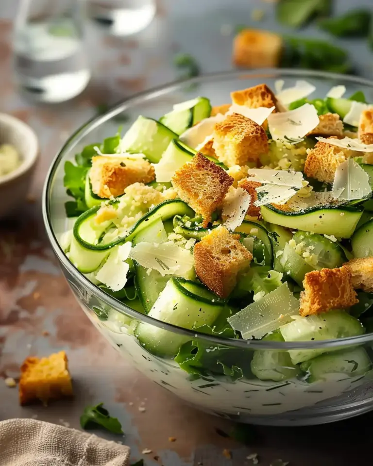 Cucumber Caesar Salad