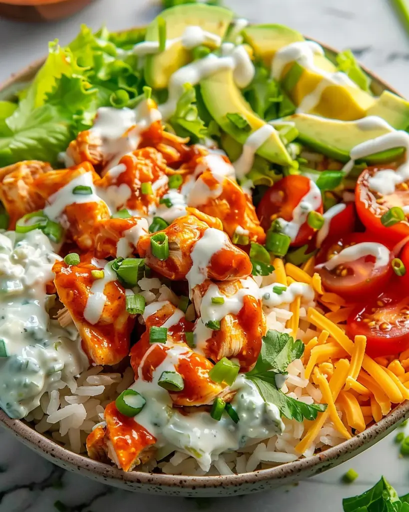Buffalo Chicken Protein Bowl
