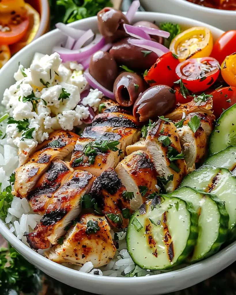 Delicious Greek Chicken Gyro Bowls for Quick Weeknight Dinners