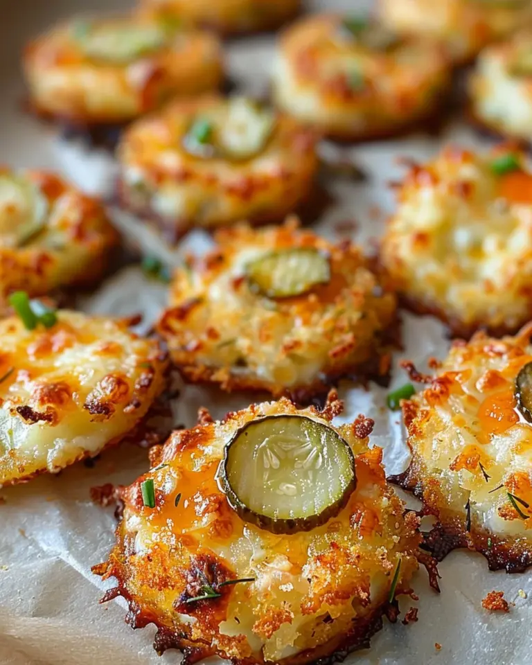 Crispy Pickle Cheese Bites