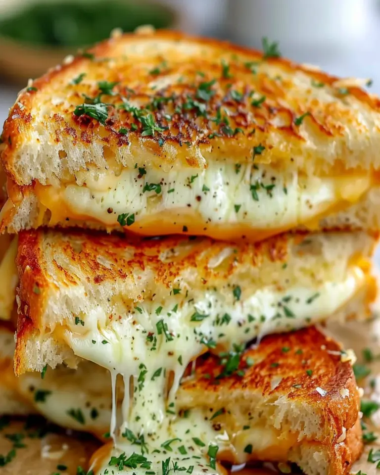 Garlic Bread Grilled Cheese