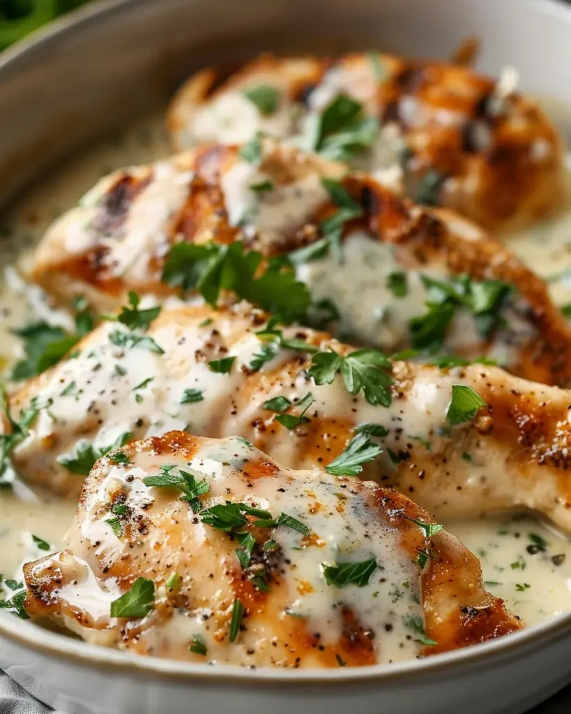 Melt-In-Your-Mouth Caesar Chicken
