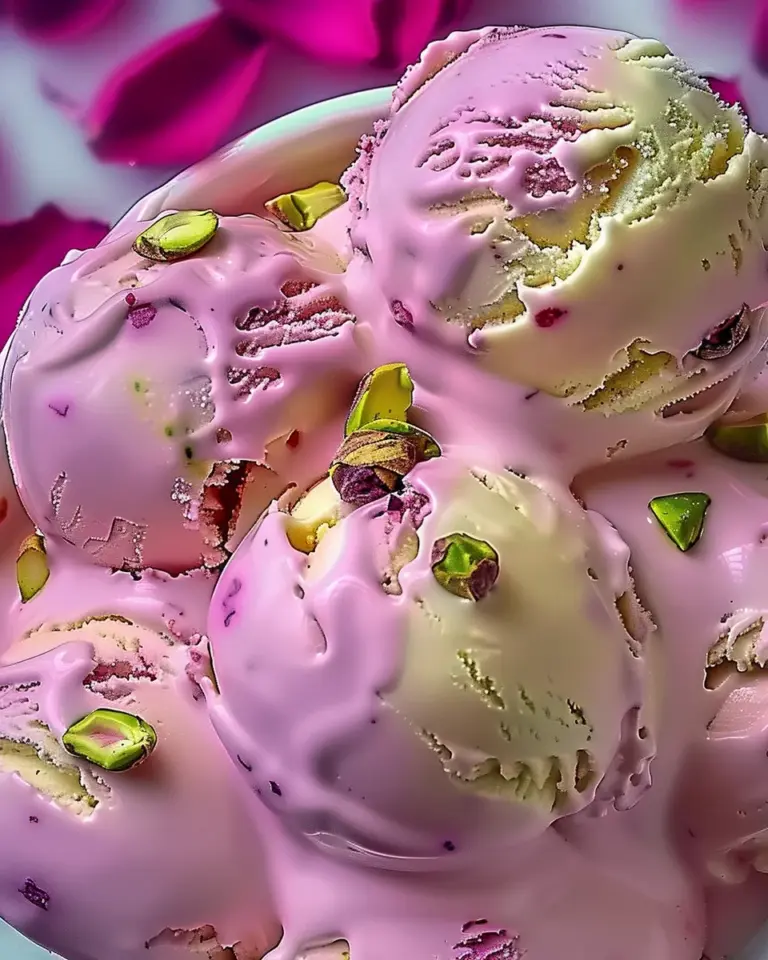 Rose Pistachio Cheesecake Ice Cream: An Incredible Ultimate Recipe