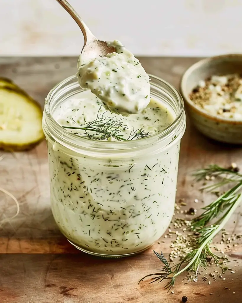 Healthy Dill Pickle Cottage Cheese Ranch Recipe