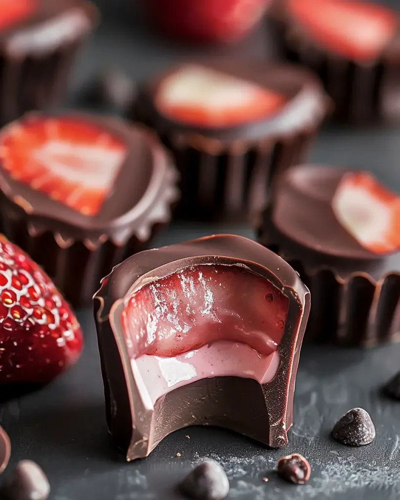 Strawberry Cream Chocolates