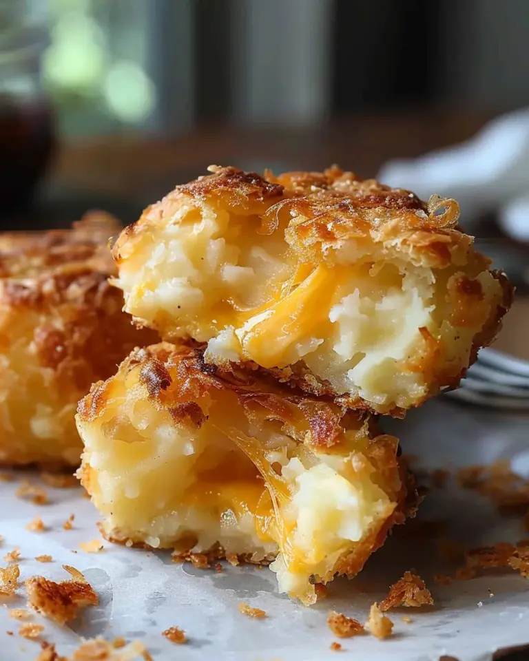 Crispy Mashed Potato Cheese Puffs