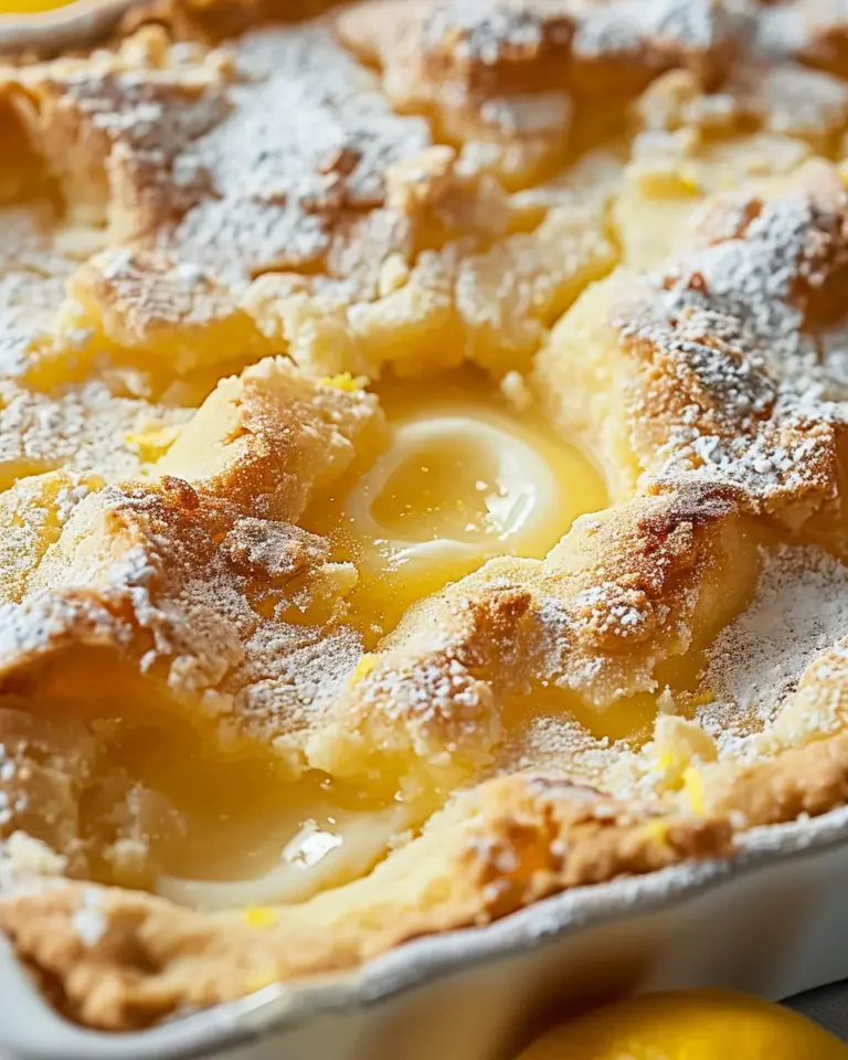 Lemon Cream Cheese Dump Cake