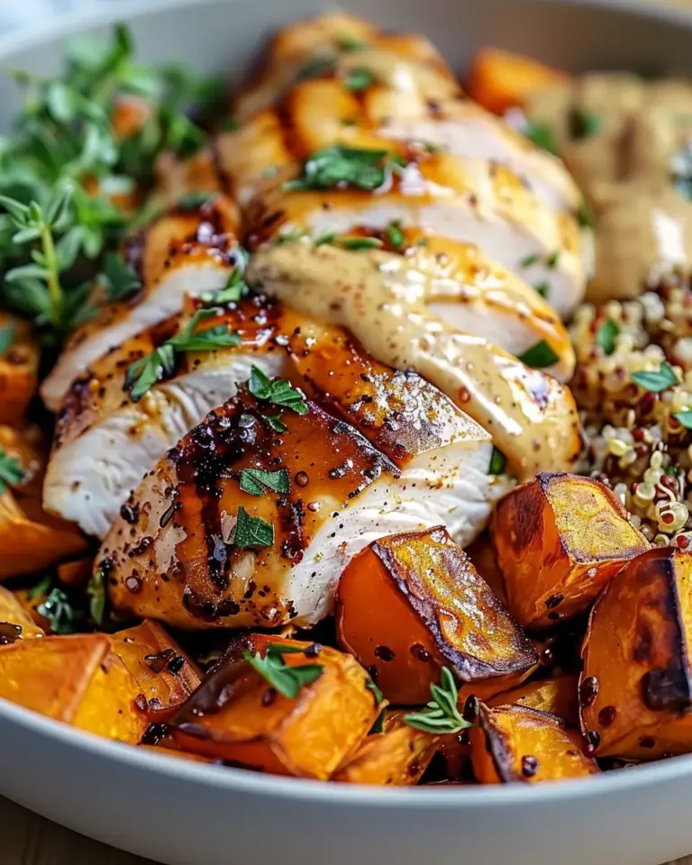 Maple Dijon Chicken & Sweet Potato Bowls That Comfort Your Soul