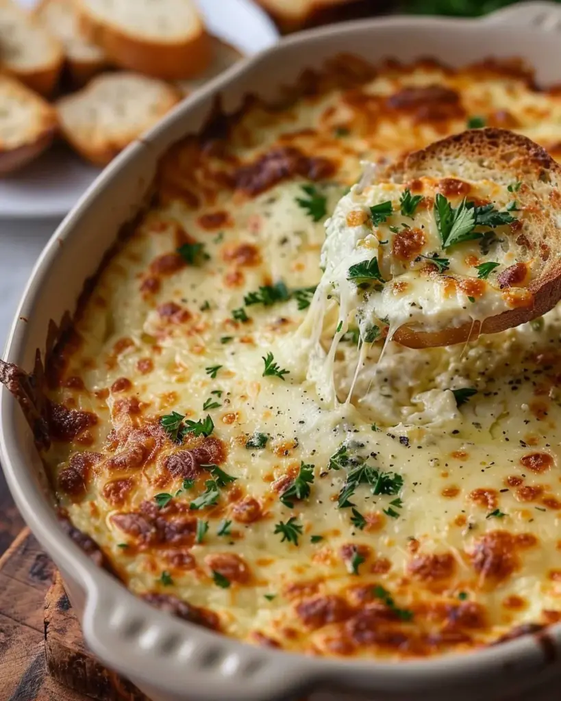 Garlic Bread Dip Recipe