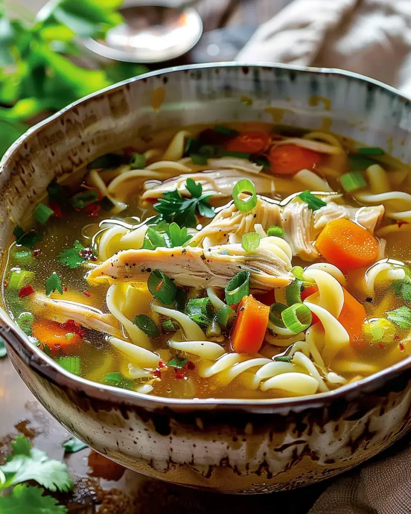 Ginger Garlic Chicken Noodle Soup: An Incredible Ultimate Recipe