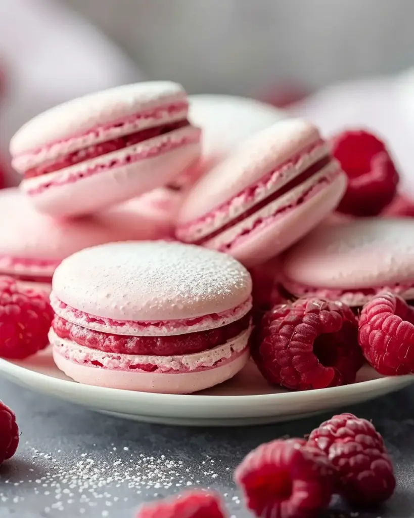 Raspberry Macarons Recipe