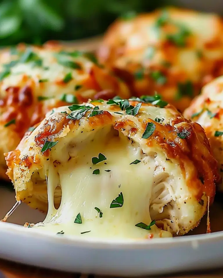 Melted Mozzarella & Ranch Chicken Bombs