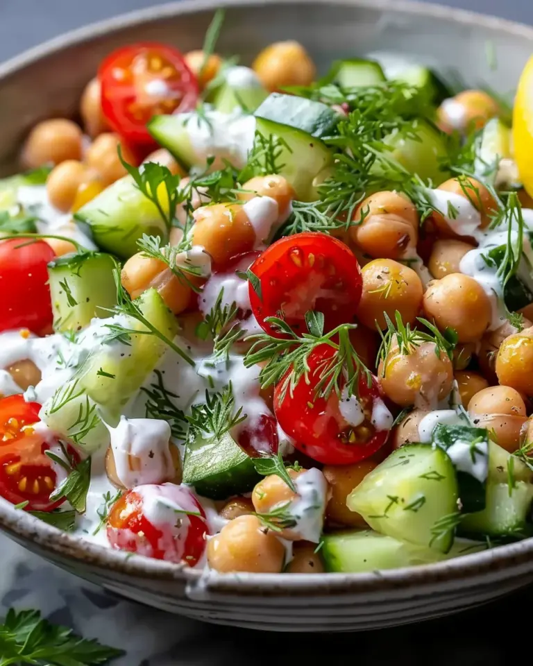 Tzatziki Chickpea Salad