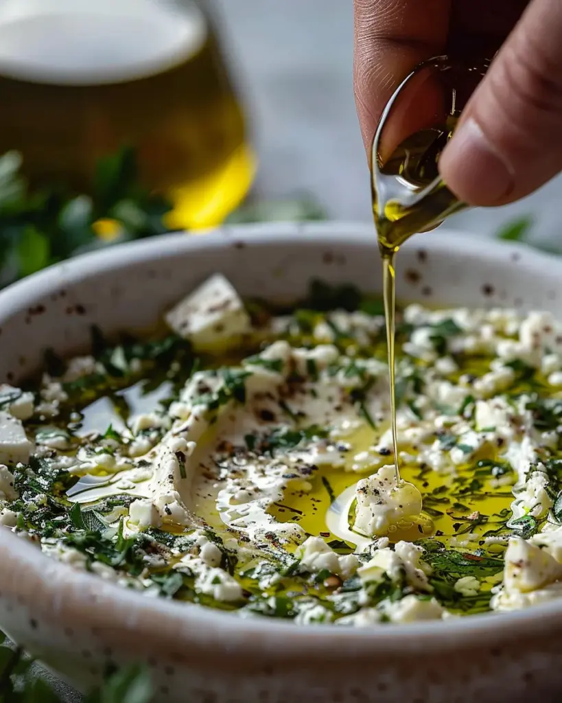 Herb and Feta Olive Oil Dip
