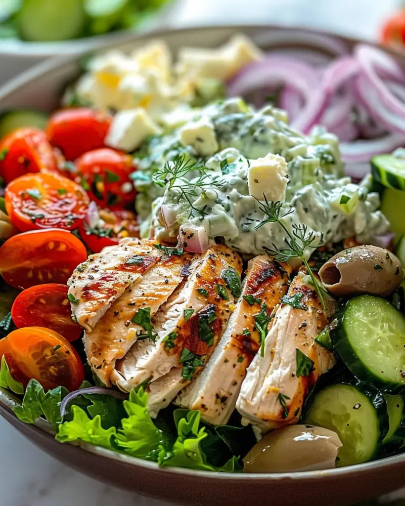 TZATZIKI CHICKEN SALAD: Discover a Refreshing Delight!