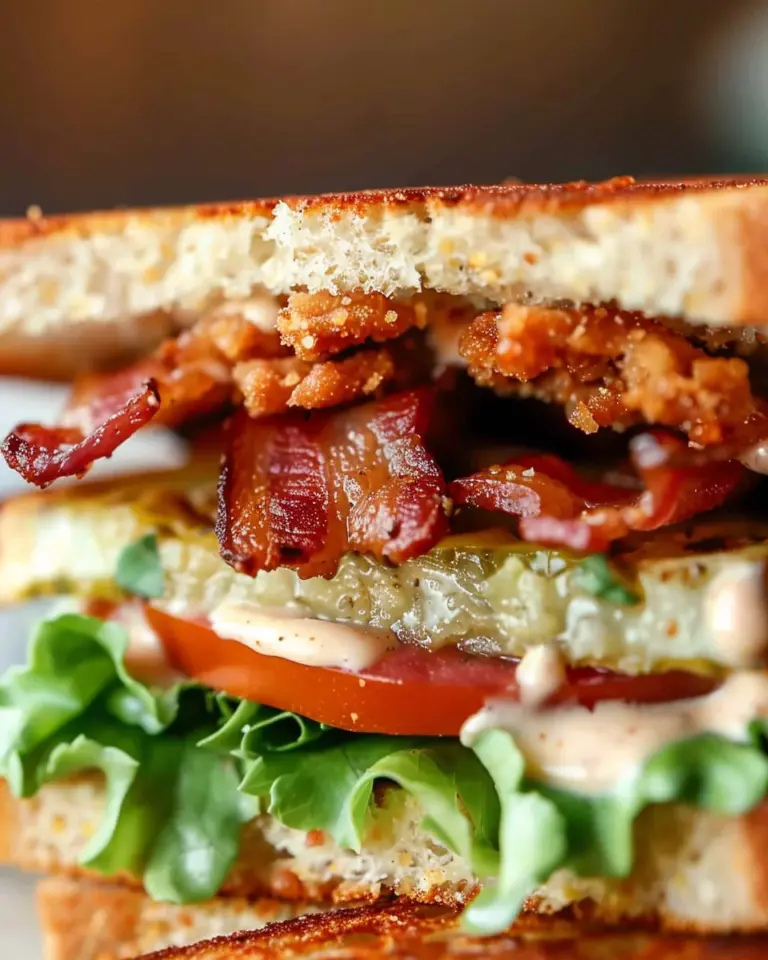 Crunchy Fried Green Tomato BLT Sandwich – Alrightwithme