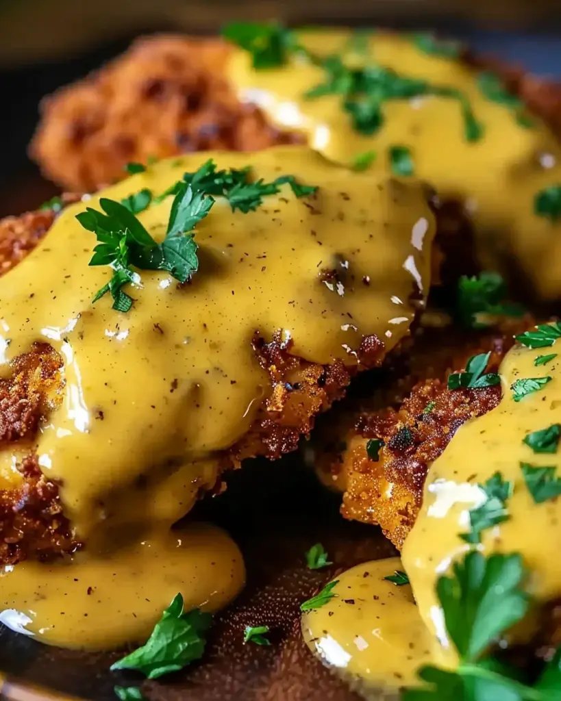Pretzel Chicken with Mustard-Cheddar Sauce: An Amazing Ultimate Recipe