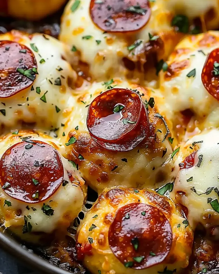 Cheesy Pepperoni Pizza Bombs
