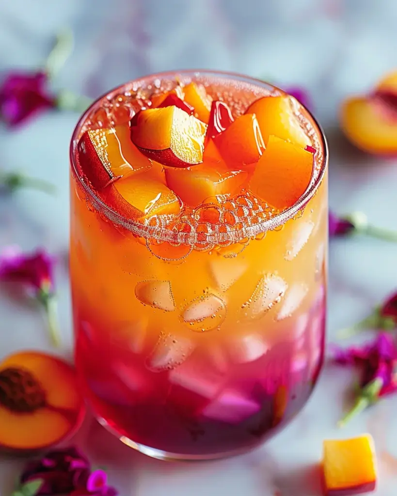 Peach Hibiscus Sunset Tea